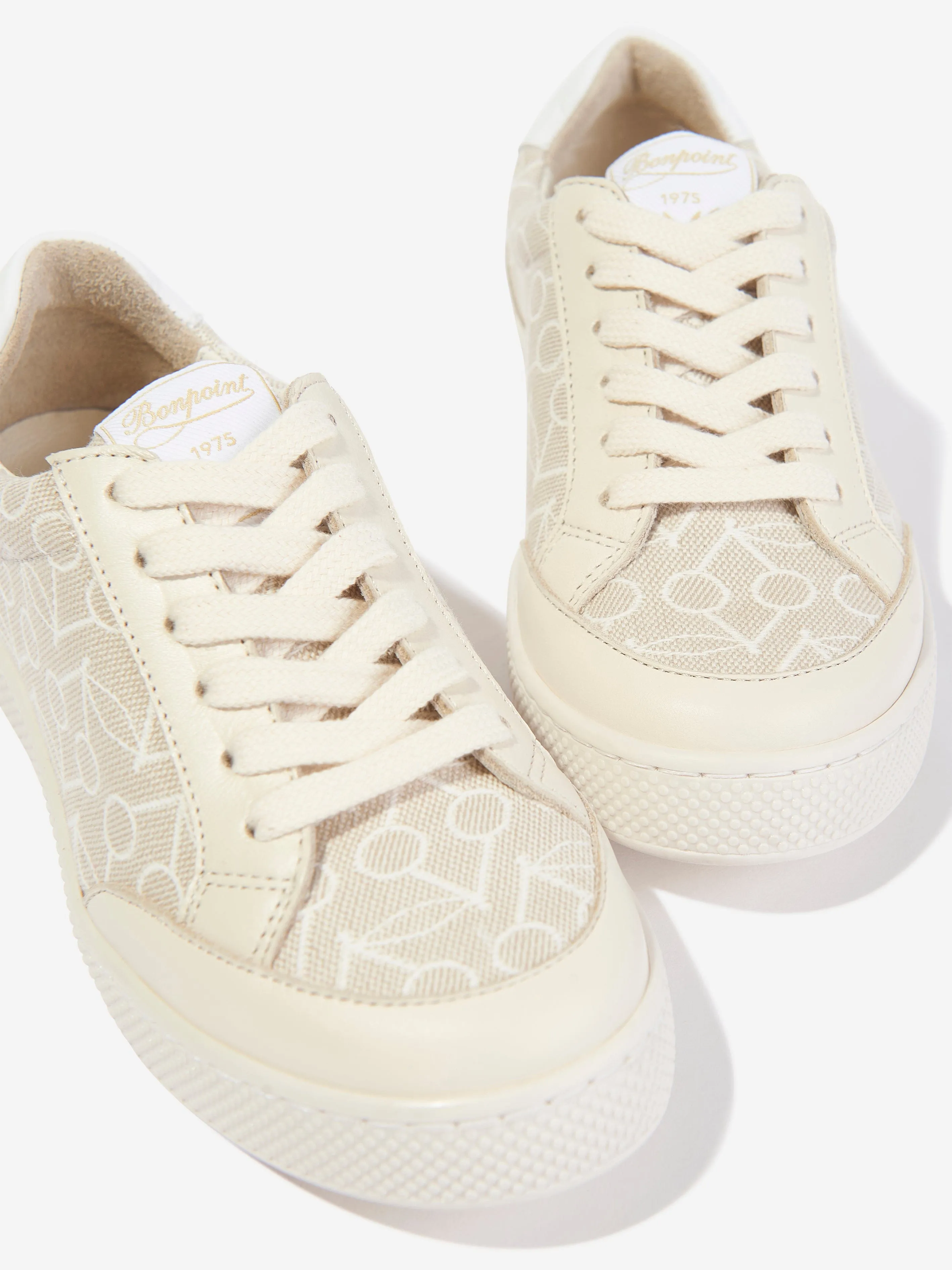 Bonpoint Kinder Cameron Turnschuhe in Beige