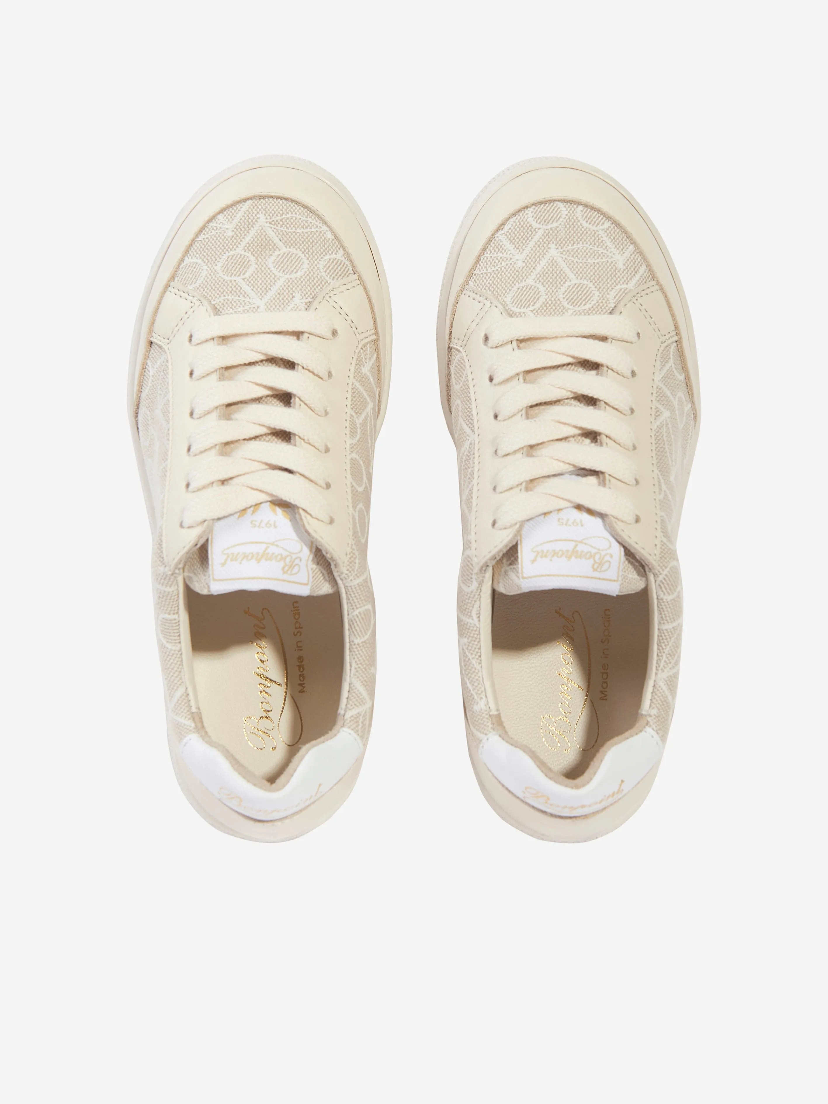 Bonpoint Kinder Cameron Turnschuhe in Beige