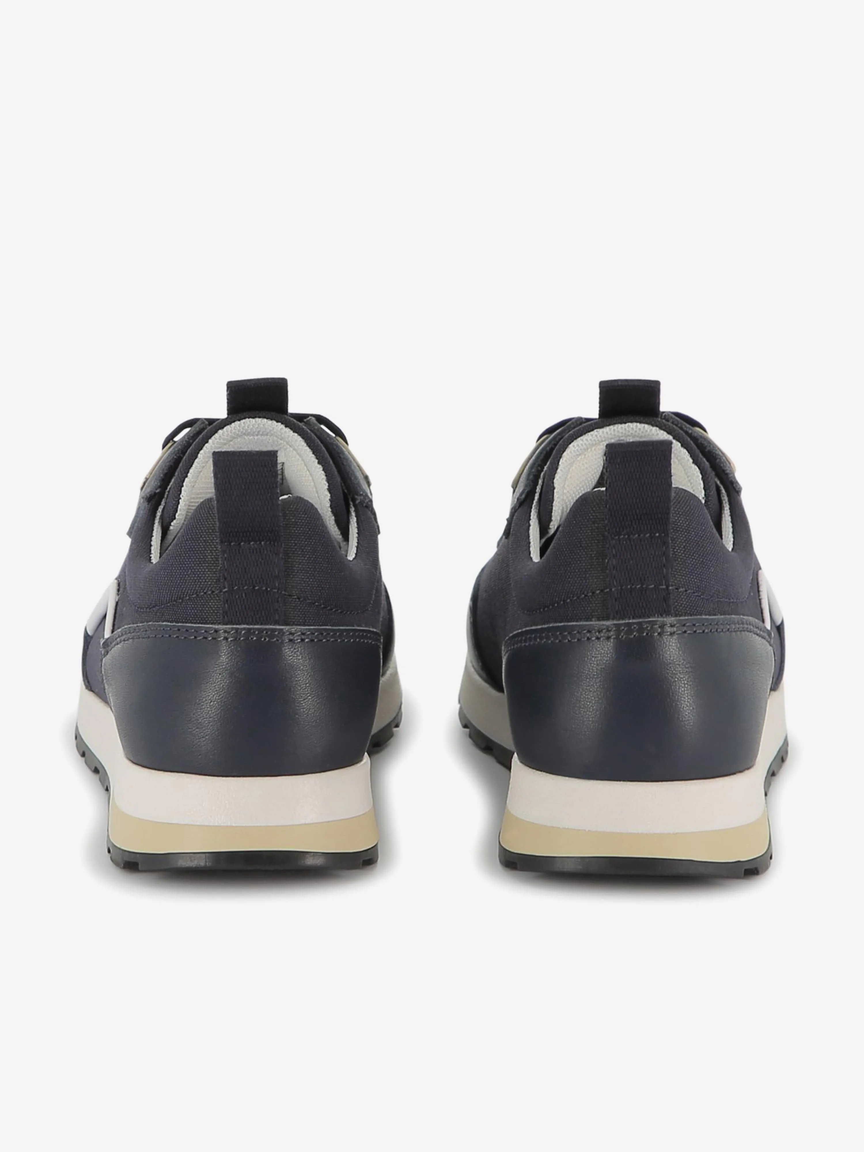 BOSS Boys Schnürschuhe mit Logo in Marineblau