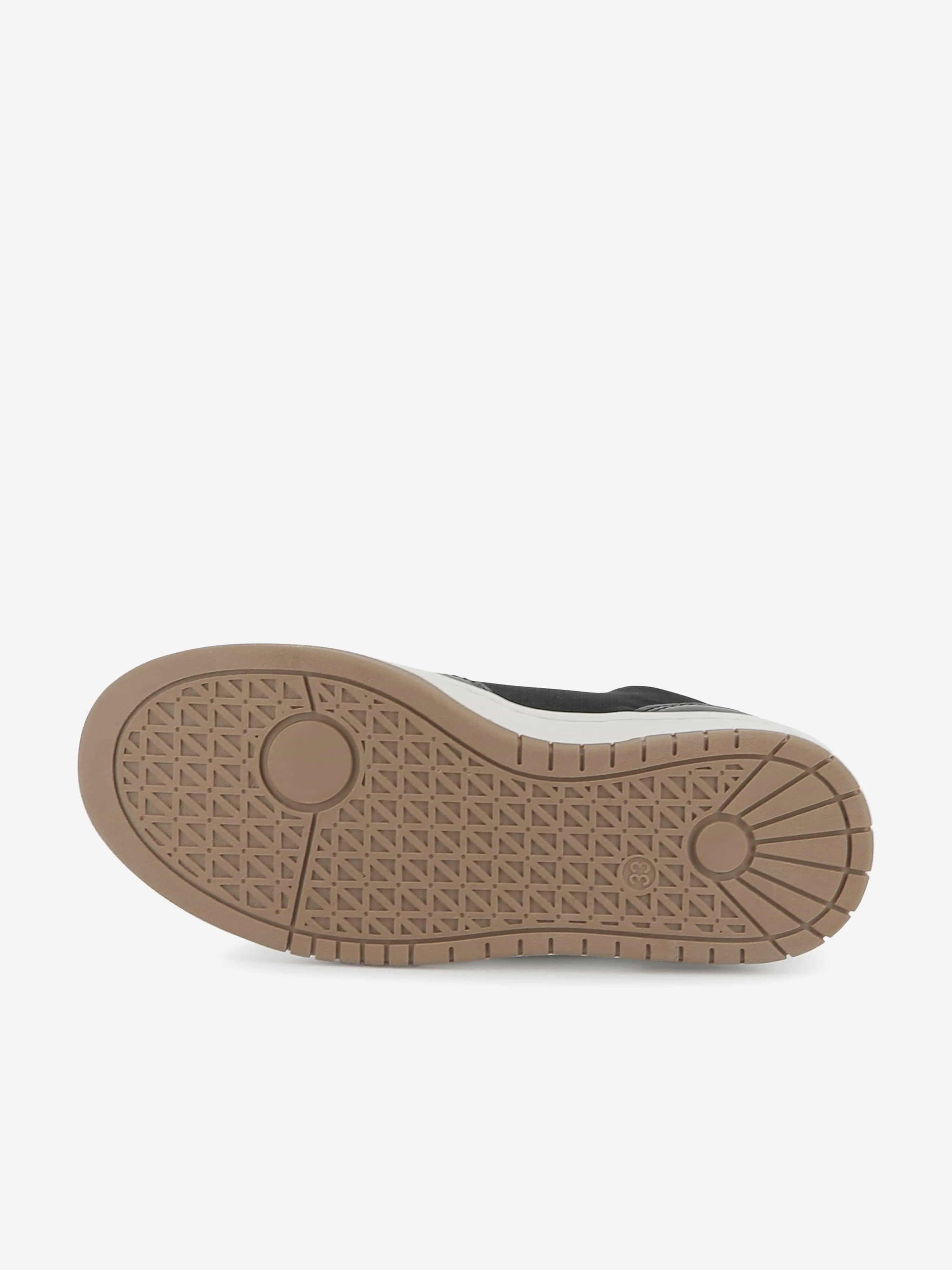 BOSS Boys Logo Sneakers in Schwarz