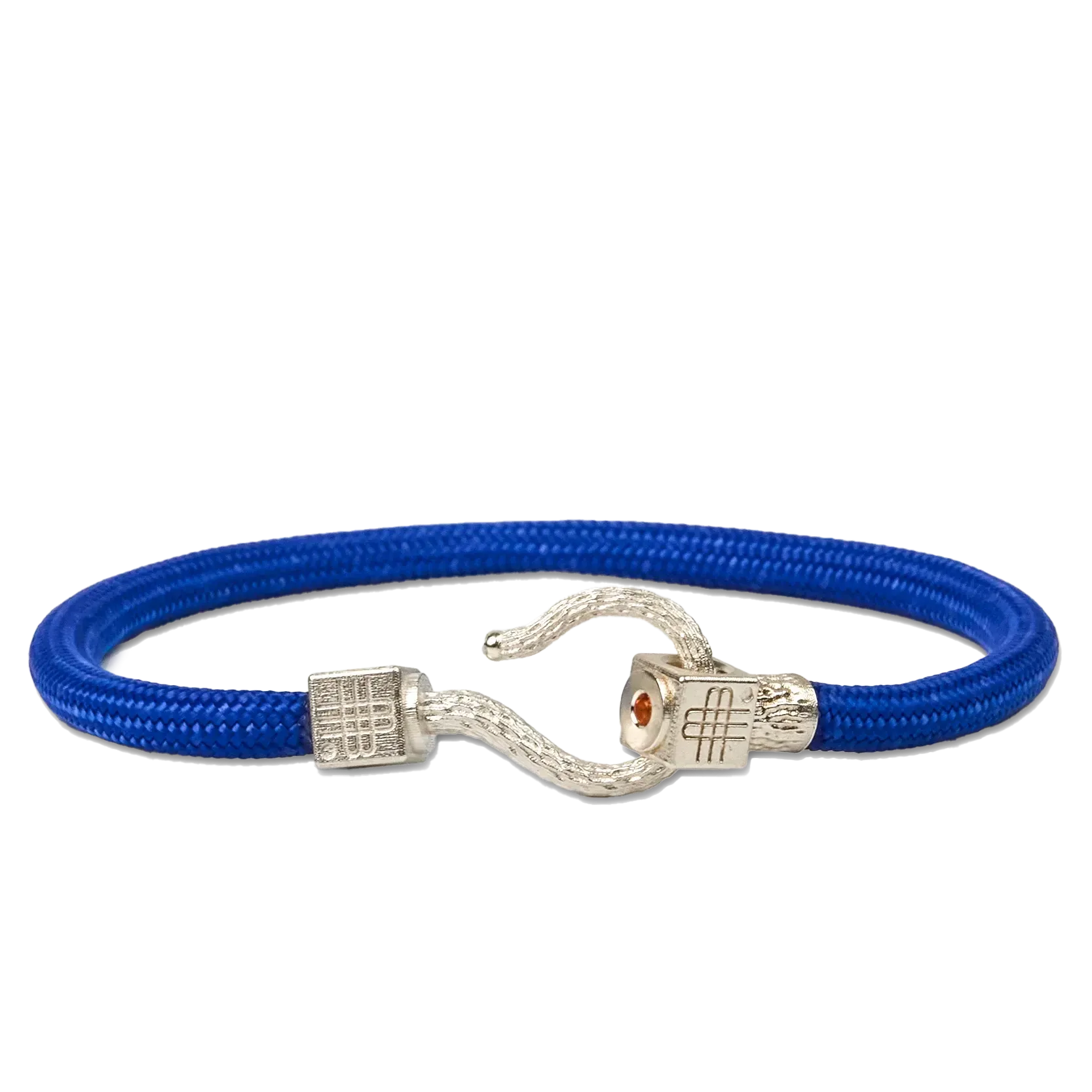 Armband ROYAL BLUE SEA - 925 Sterlingsilber mit einem orangefarbenen Topas