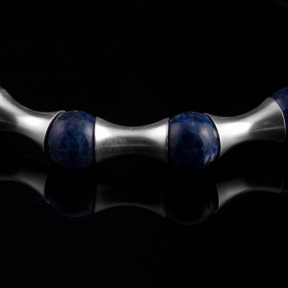 Bracelet Blue Wave - the GREATEST TIMEPIECE - 925 sterling silver