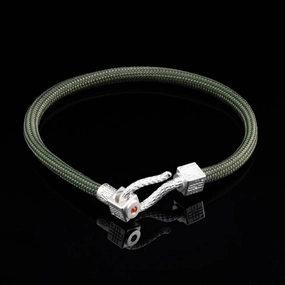 Bracelet OLIVE SEA - 925 sterling silver with an orange topaz