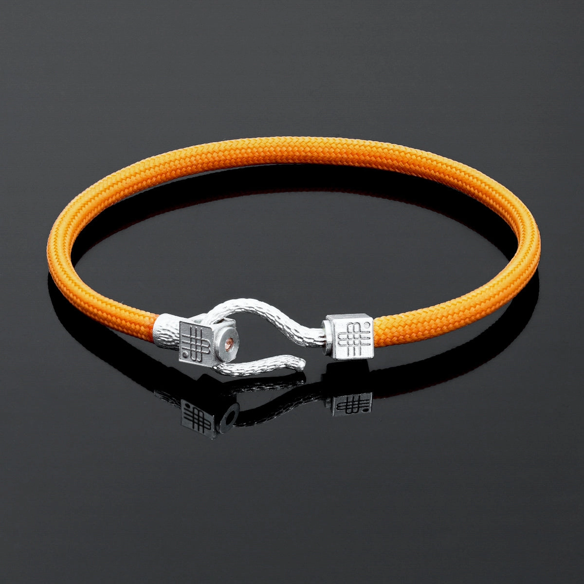 Bracelet  ORANGE SEA - 925 sterling silver with an orange topaz