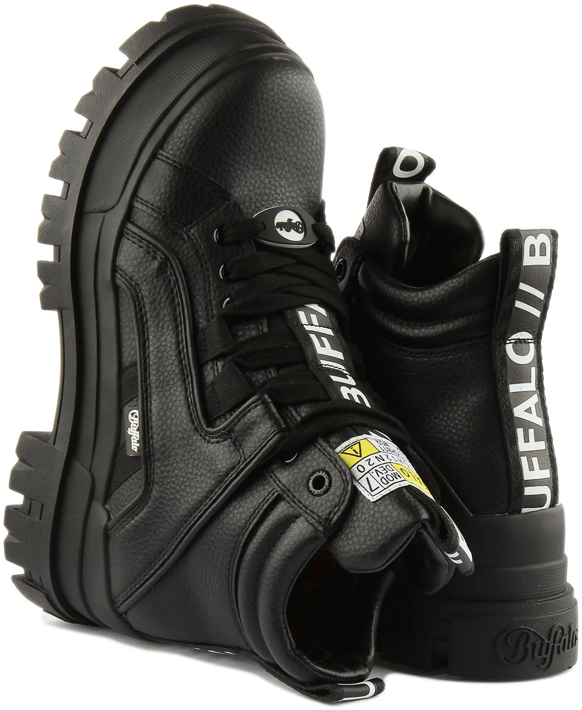 Buffalo Aspha Nc Mid In Schwarz Für Damen Schuhe Buffalo