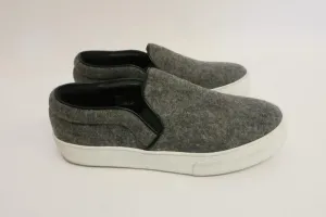 Celine Skate Sneakers Grau Flanell Größe 37.5 Schlupfschuh Flach