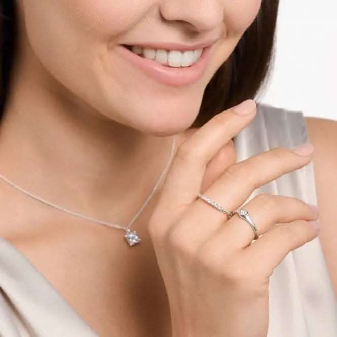 Charmanter Sterling Silber Weißes Herz Ring TR2390-051-14 Thomas Sabo Ringe