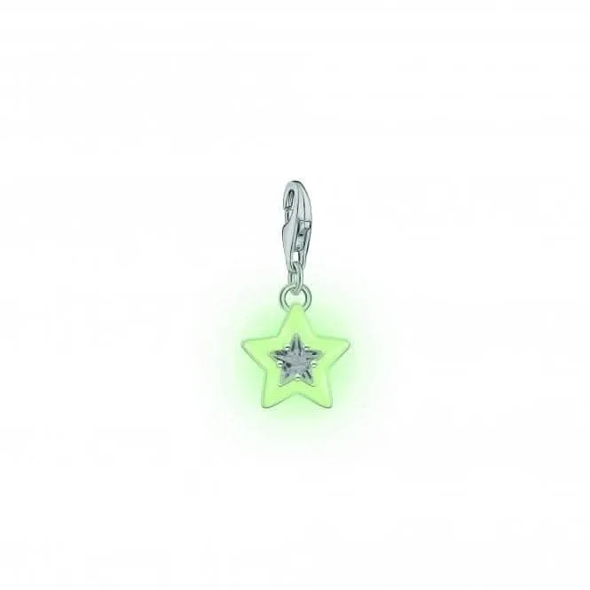 Charmista Sterling Silber Weiß Emaille Stern Anhänger 2044-041-14 Thomas Sabo Sammelbare Charms