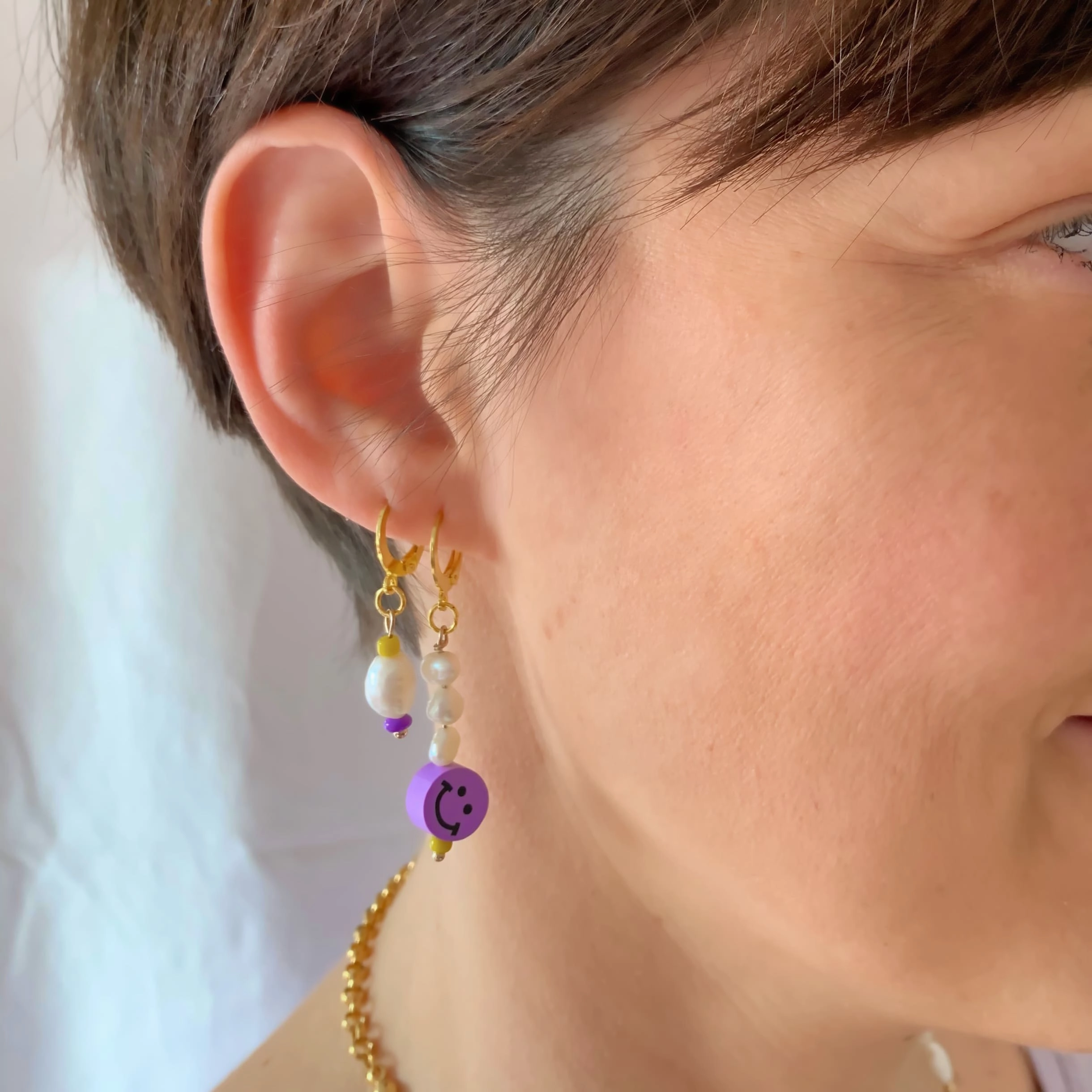 CIAO LUMA PEARL HOOP