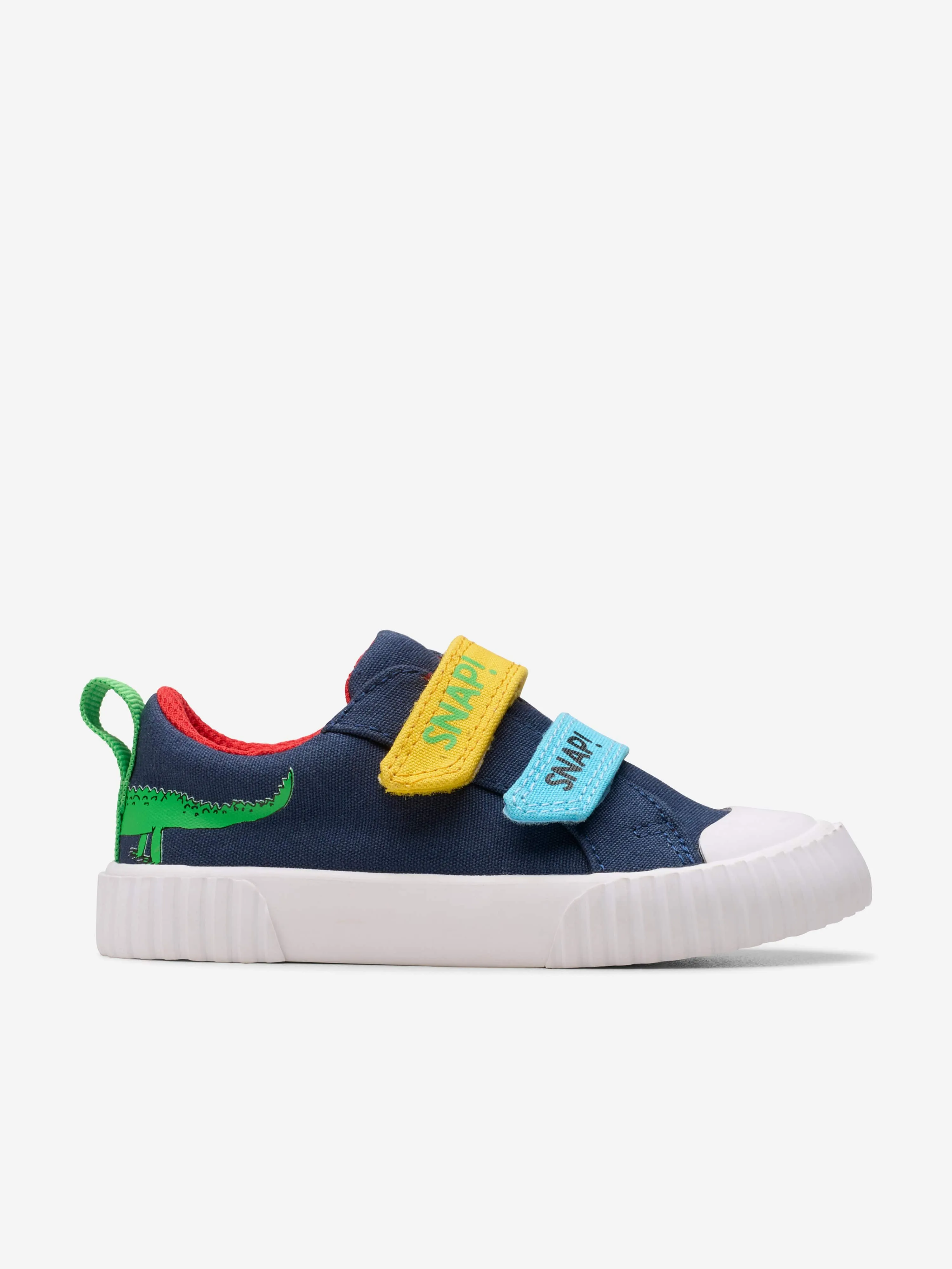 Clarks Baby Roald Dahl Foxing Ace Turnschuhe in Marineblau