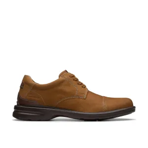 Clarks Gessler Cap in Braunem Geöltem Nubuk