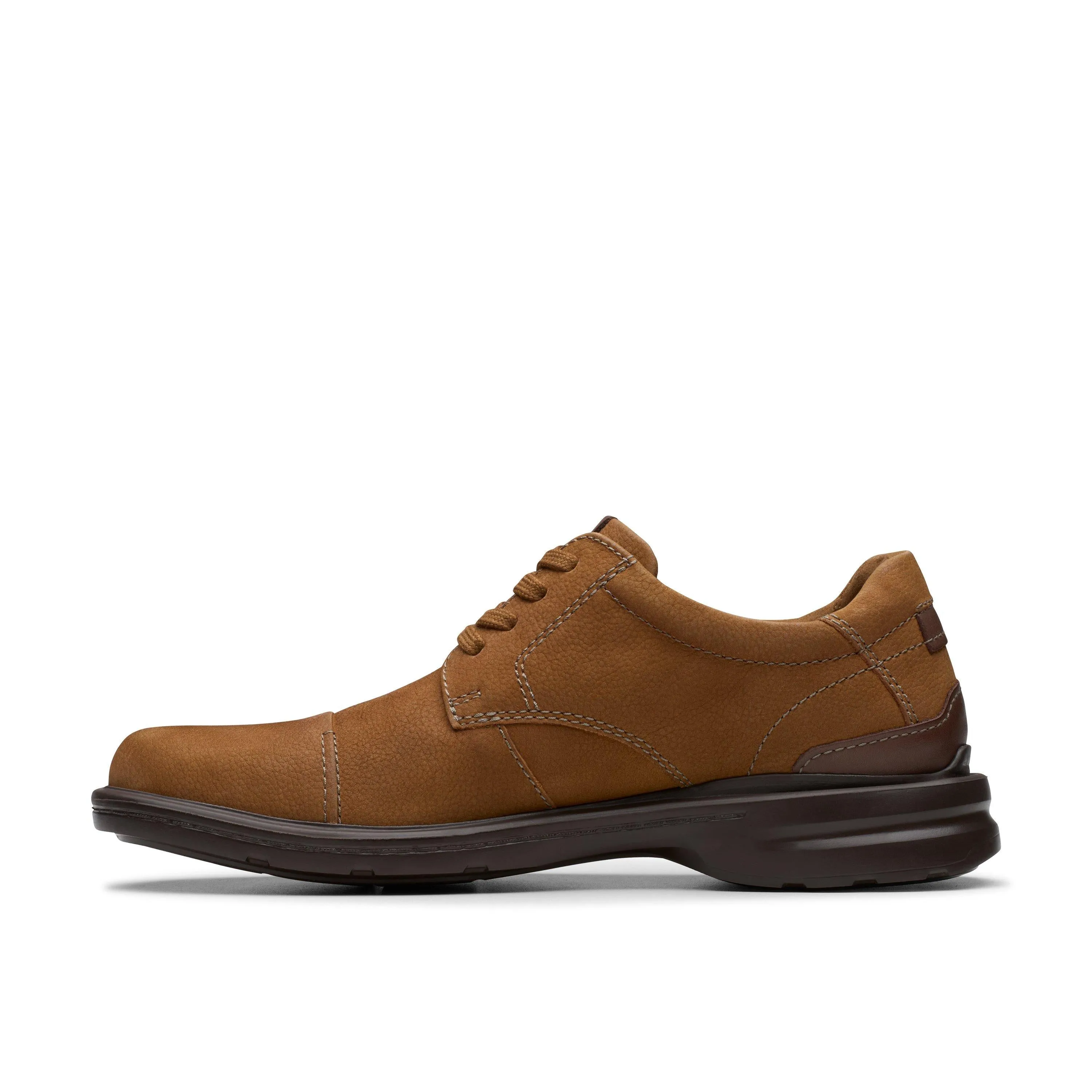 Clarks Gessler Cap in Braunem Geöltem Nubuk