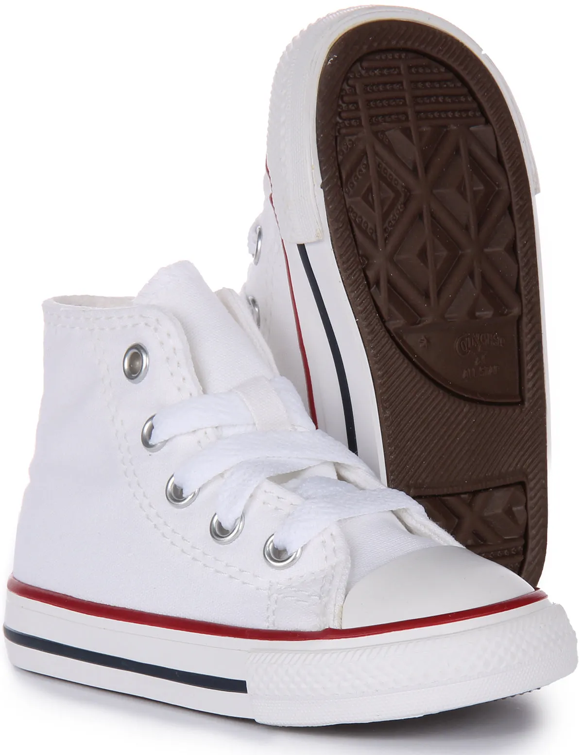Converse All Star High 7J253C in Weiß für Kinderschuhe Converse