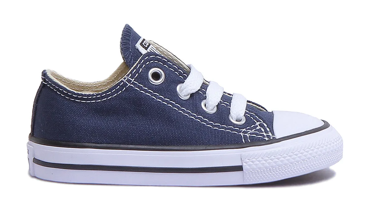 Converse All Star Low Core Trainer in Marineblau für Babyschuhe Converse