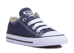 Converse All Star Low Core Trainer in Marineblau für Babyschuhe Converse