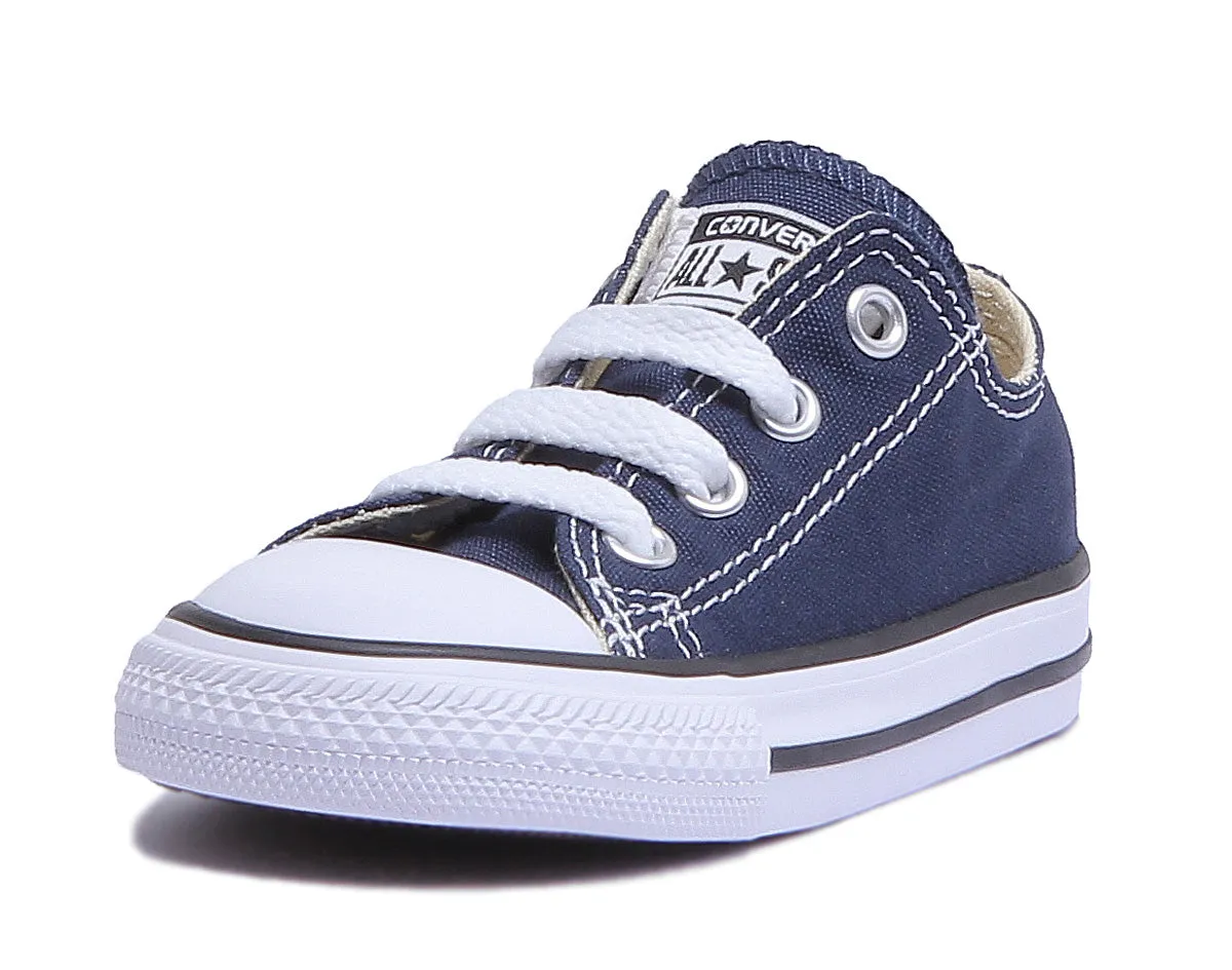 Converse All Star Low Core Trainer in Marineblau für Babyschuhe Converse