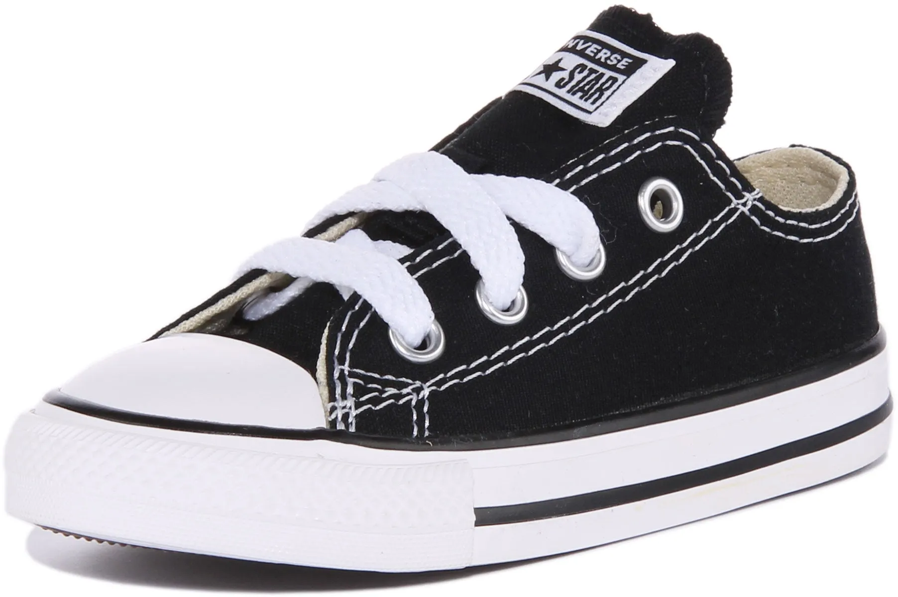 Converse All Star Ox Core Kinderschuhe in Schwarz