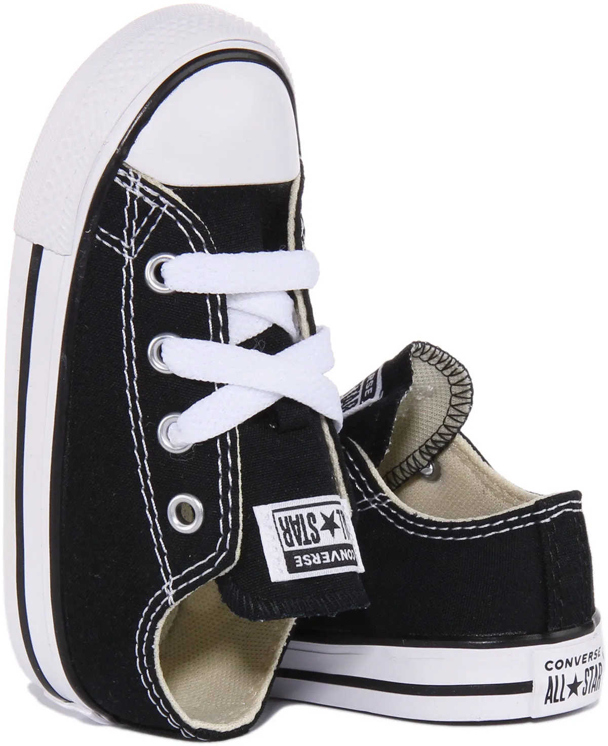 Converse All Star Ox Core Kinderschuhe in Schwarz