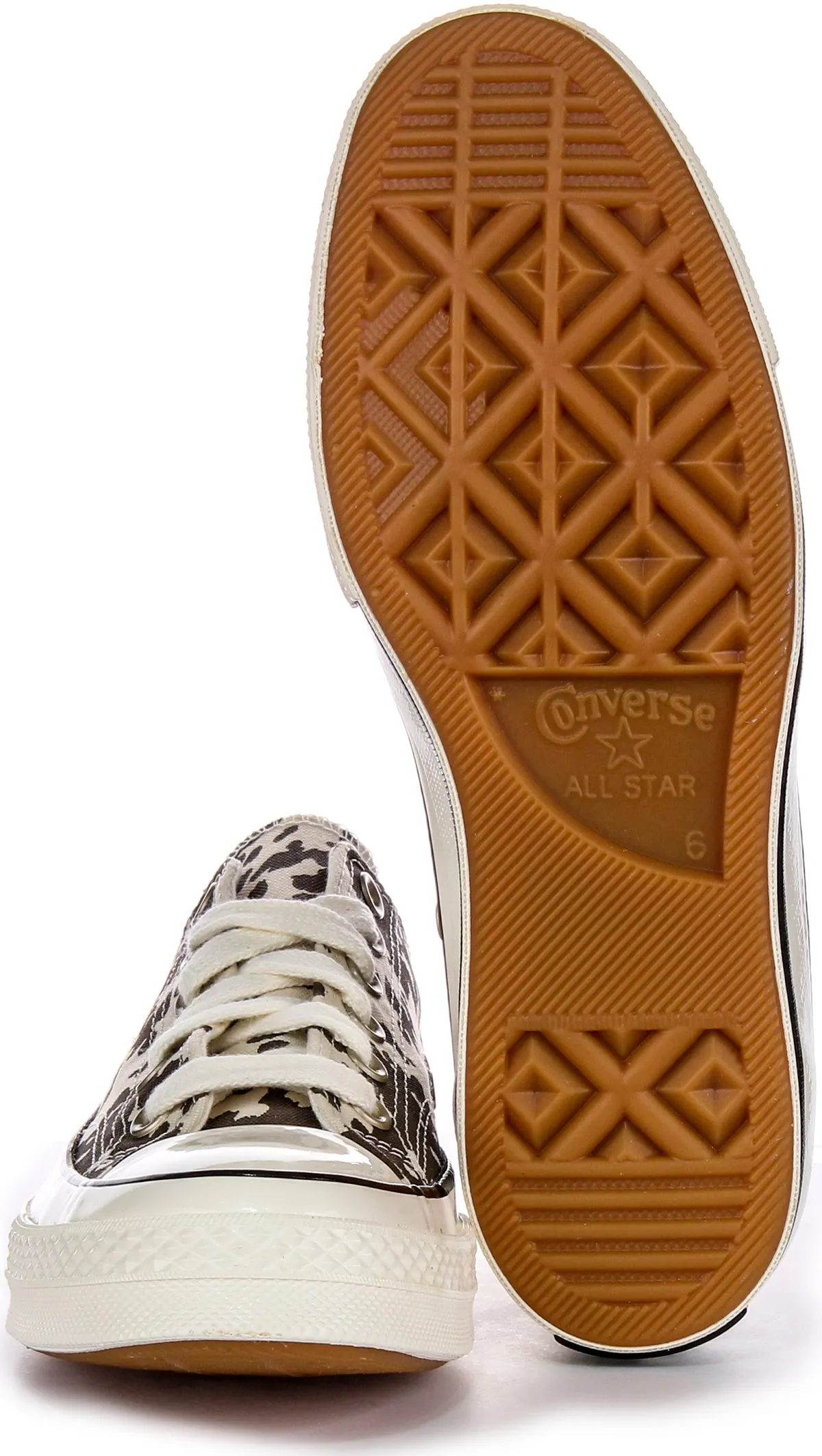 Converse Chuck 70s A10139C in braun-weißem Kuhflecken-Design