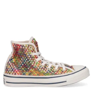 Converse Chuck Taylor All Star Damen Mehrfarbige Canvas Strick Turnschuhe ecco Schuhe