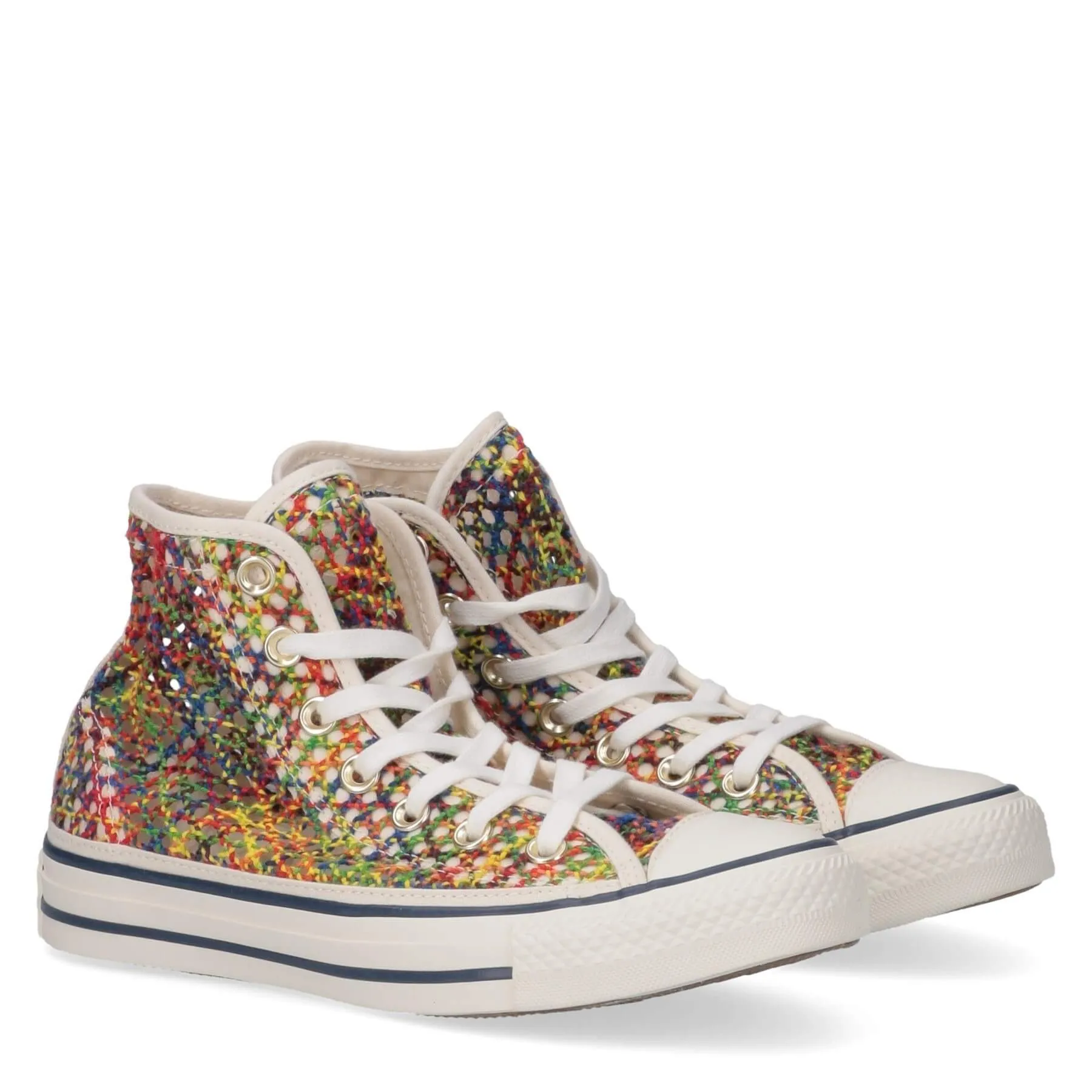 Converse Chuck Taylor All Star Damen Mehrfarbige Canvas Strick Turnschuhe ecco Schuhe