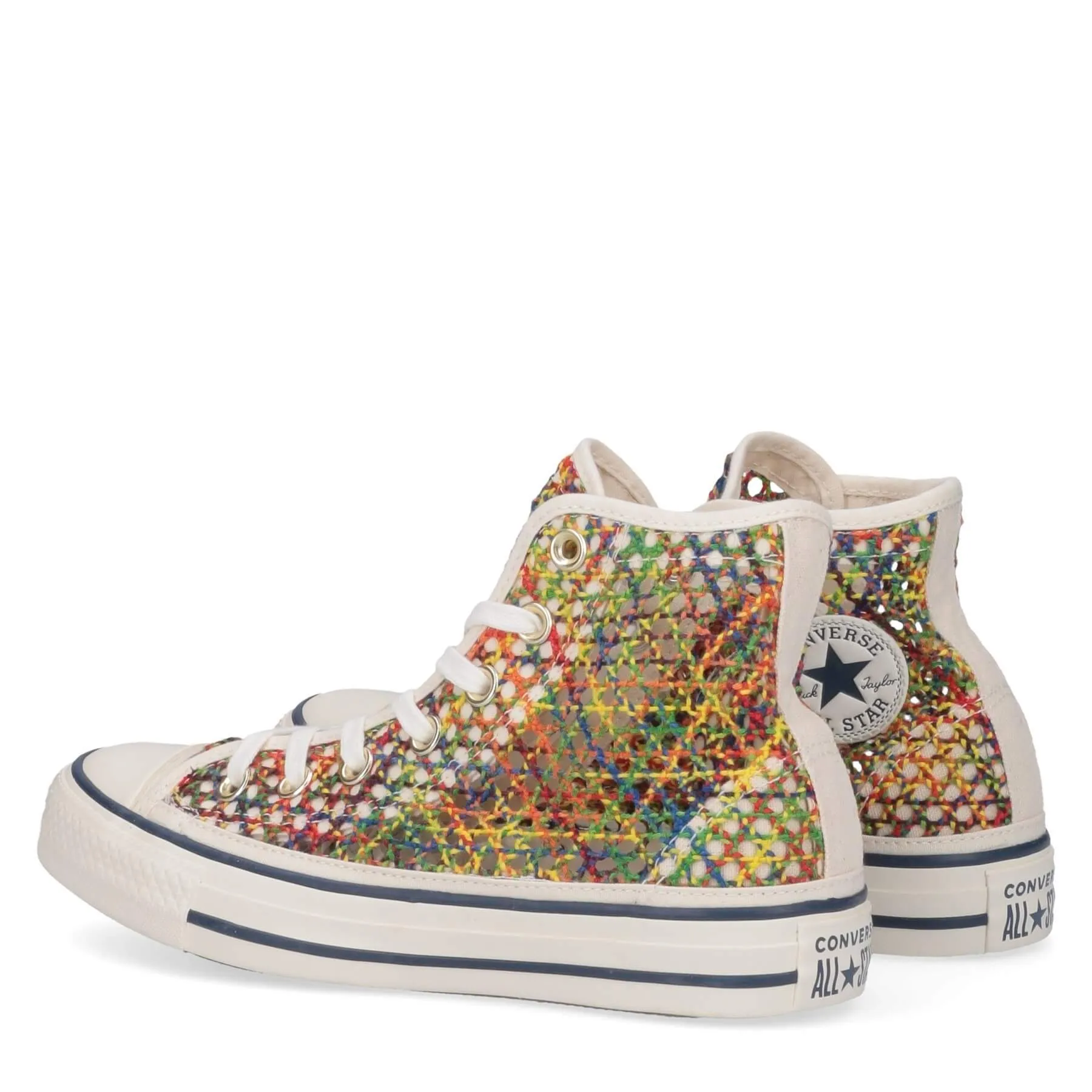 Converse Chuck Taylor All Star Damen Mehrfarbige Canvas Strick Turnschuhe ecco Schuhe