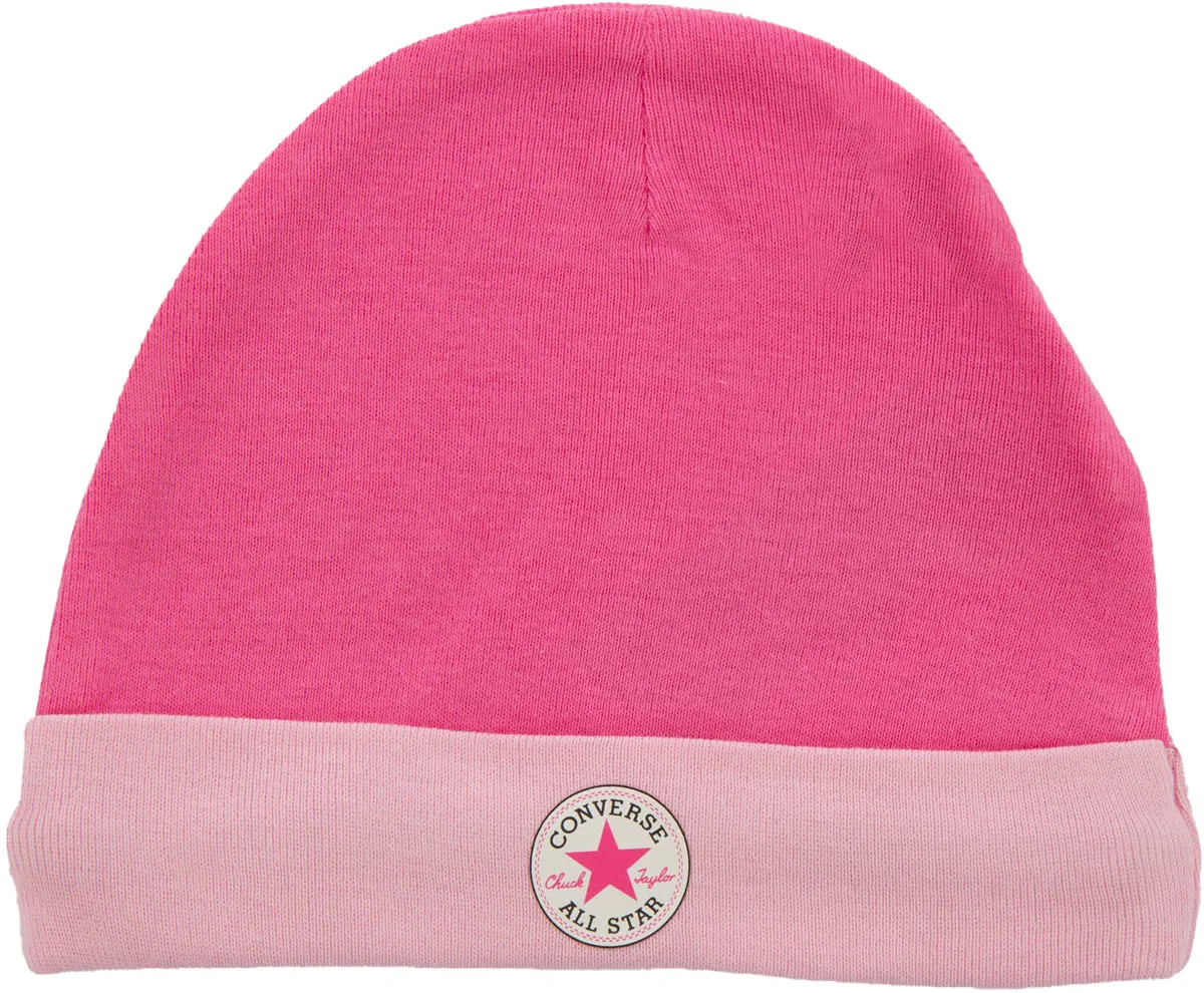 Converse Baby-Set in Rosa inklusive Schühchen, Mütze & Lätzchen