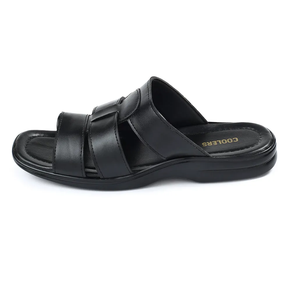 Liberty COOL99-628 Bequeme Schwarze Hausschuhe Für Herren