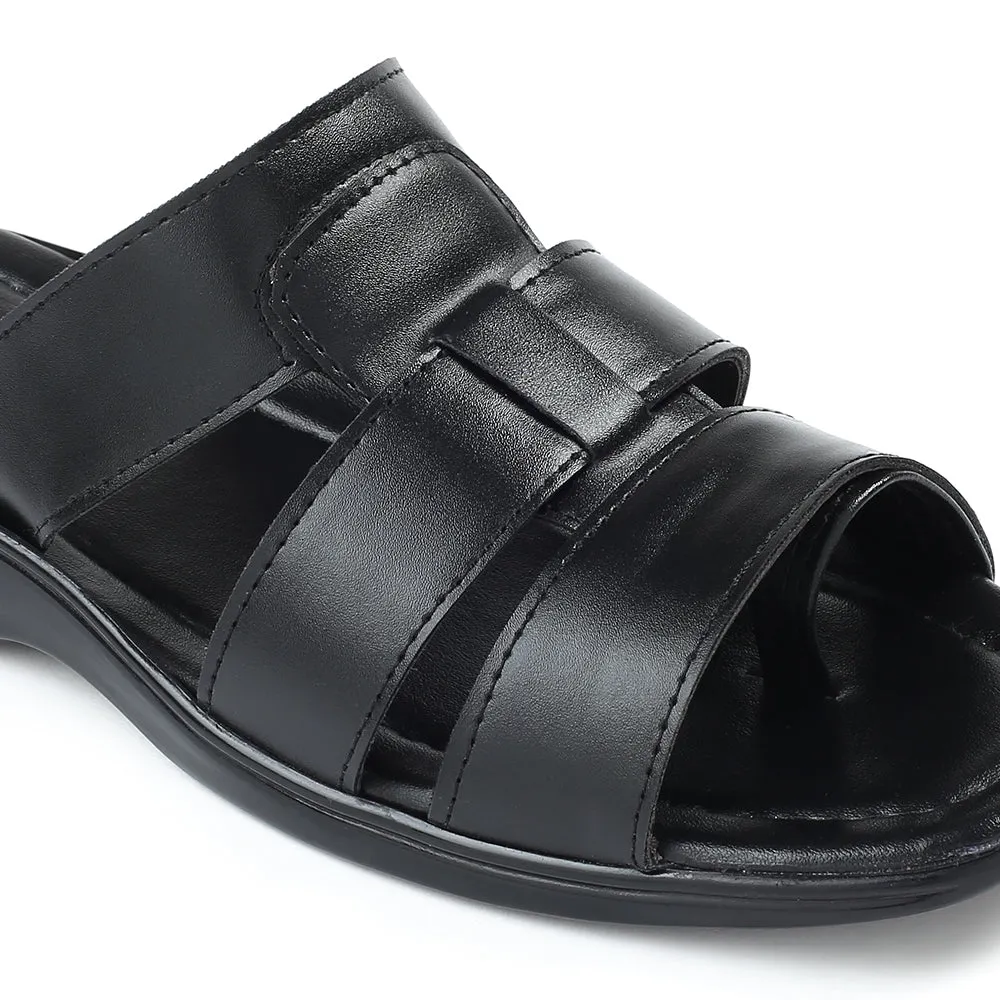 Liberty COOL99-628 Bequeme Schwarze Hausschuhe Für Herren
