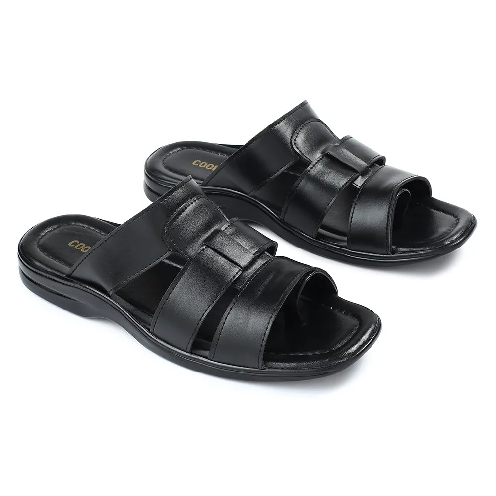 Liberty COOL99-628 Bequeme Schwarze Hausschuhe Für Herren