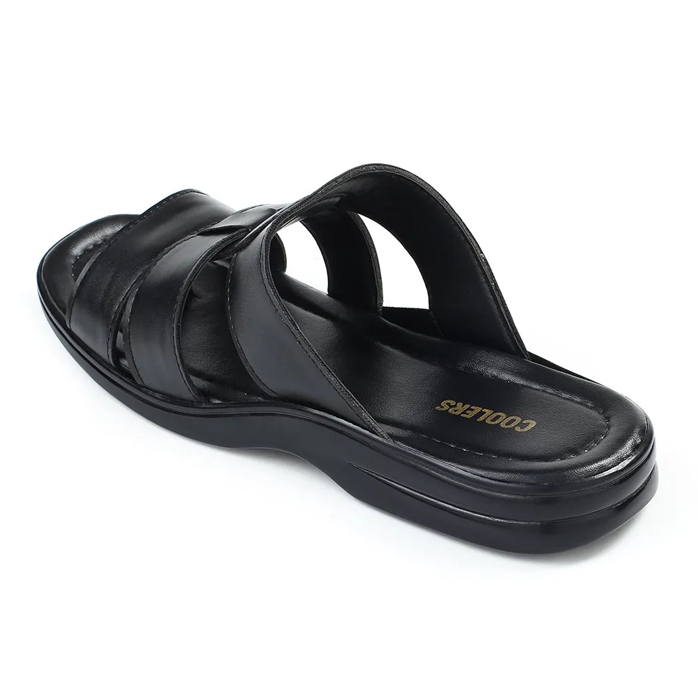 Liberty COOL99-628 Bequeme Schwarze Hausschuhe Für Herren