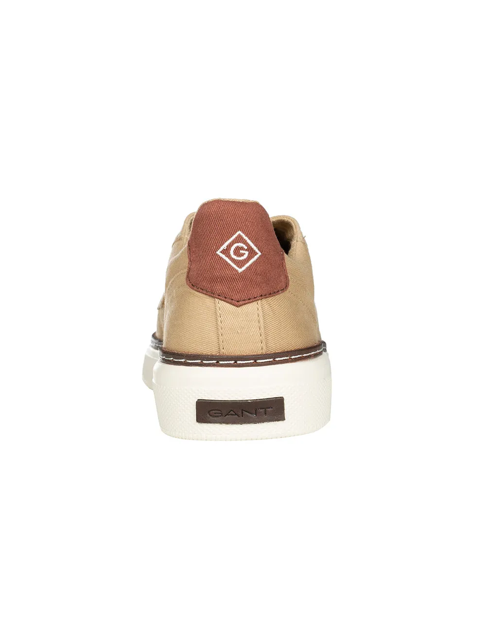 Baumwoll-Twill-Sneakers Sand