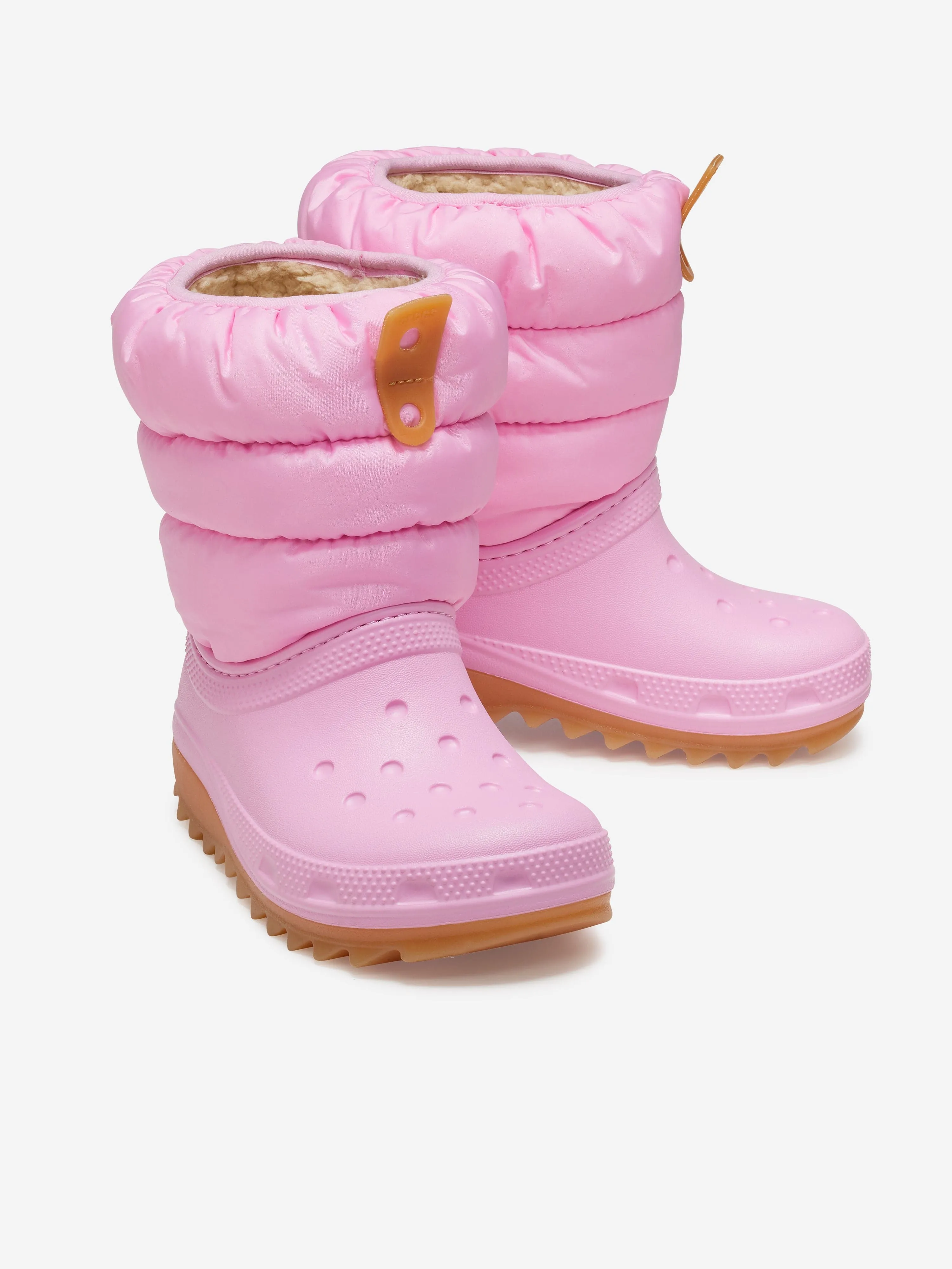Crocs Mädchen Classic Neo Puff Stiefel in Rosa