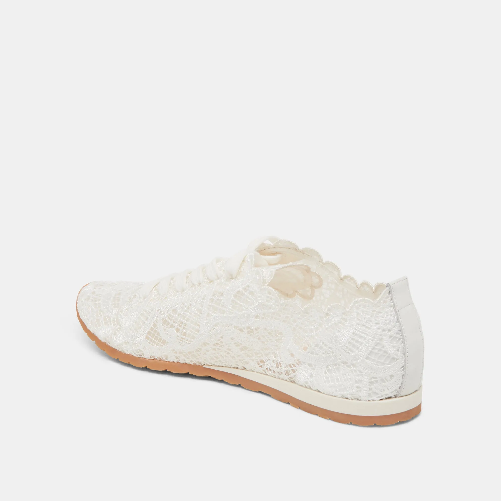 DAYANA SNEAKERS ECHTES WEIß MIT SCHNÜRSENKELN