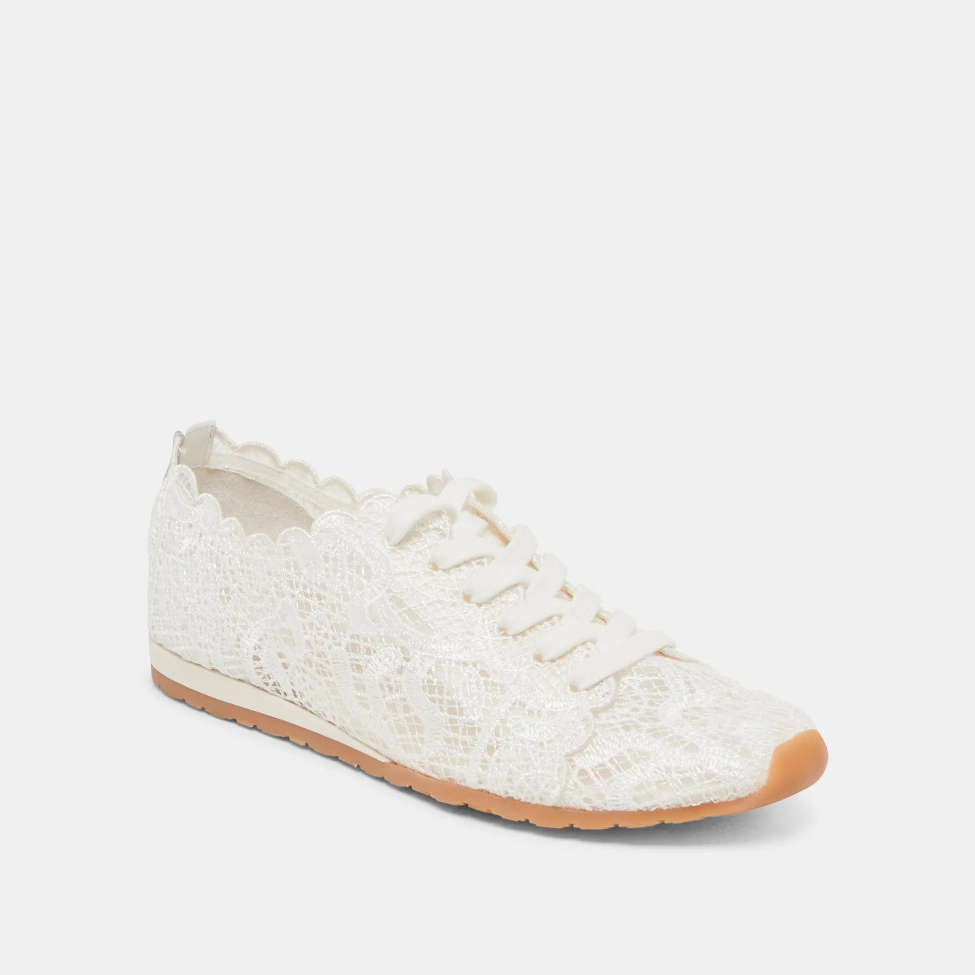 DAYANA SNEAKERS ECHTES WEIß MIT SCHNÜRSENKELN
