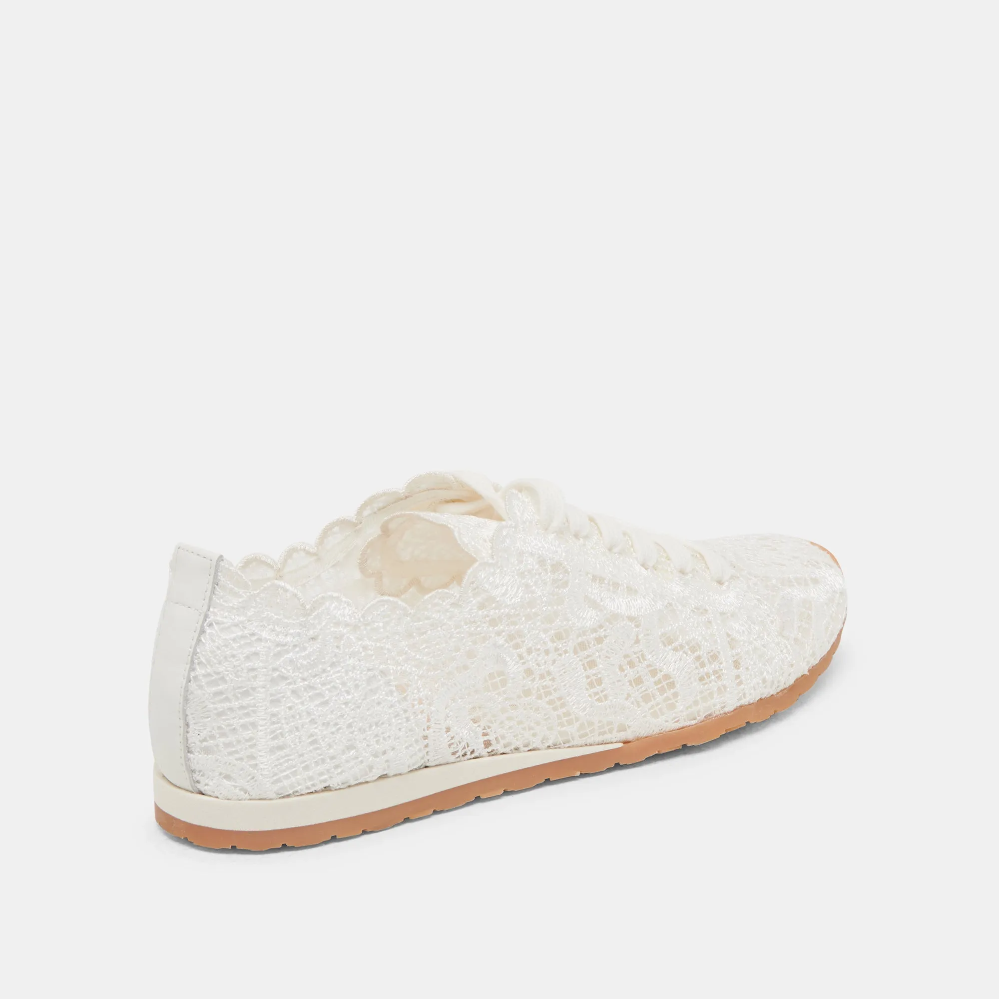 DAYANA SNEAKERS ECHTES WEIß MIT SCHNÜRSENKELN