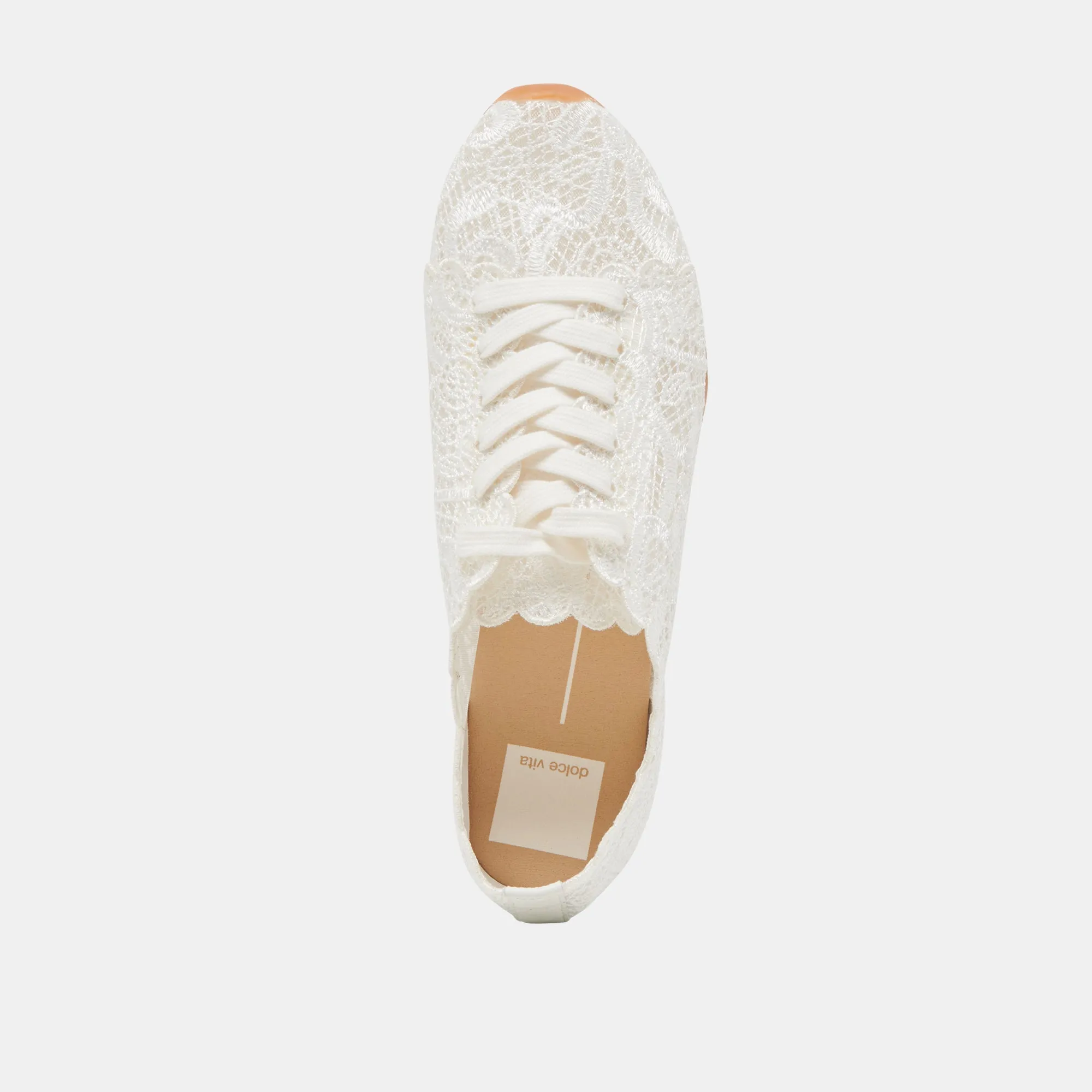 DAYANA SNEAKERS ECHTES WEIß MIT SCHNÜRSENKELN
