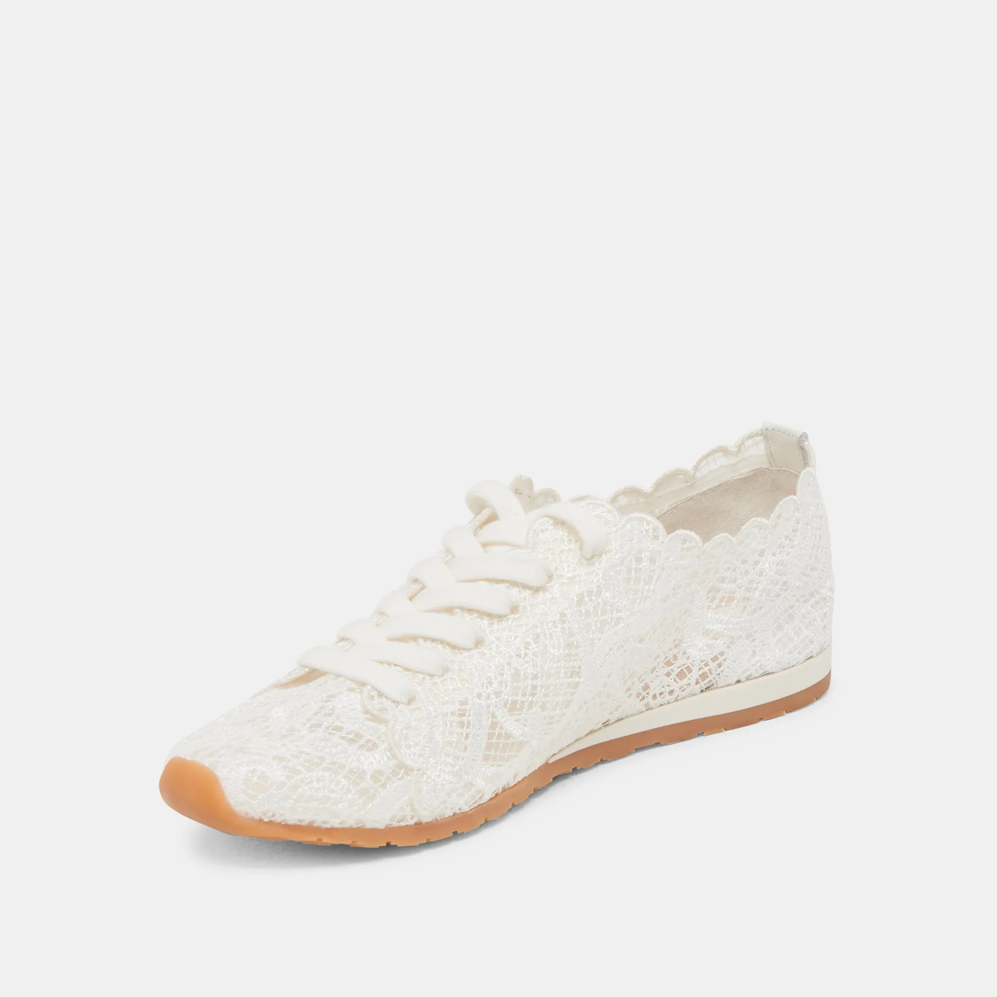 DAYANA SNEAKERS ECHTES WEIß MIT SCHNÜRSENKELN