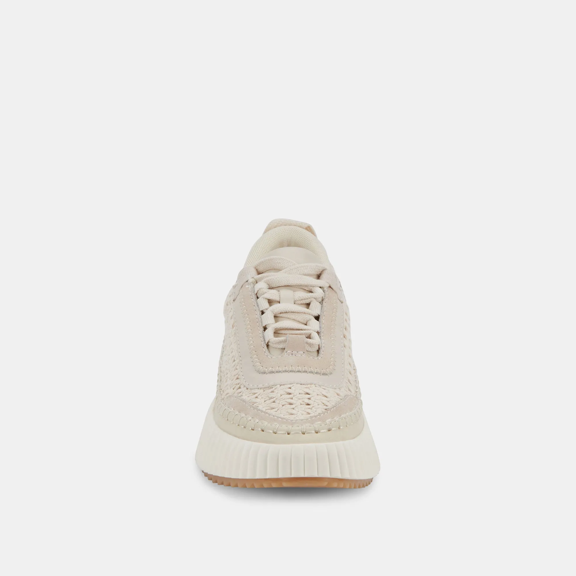 DOLEN SNEAKERS SANDSTONE GESTRICKT