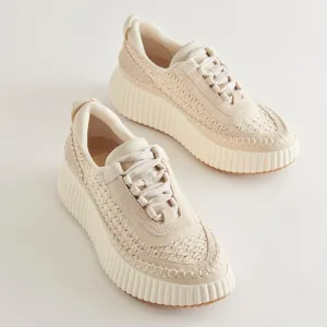 DOLEN SNEAKERS SANDSTONE GESTRICKT