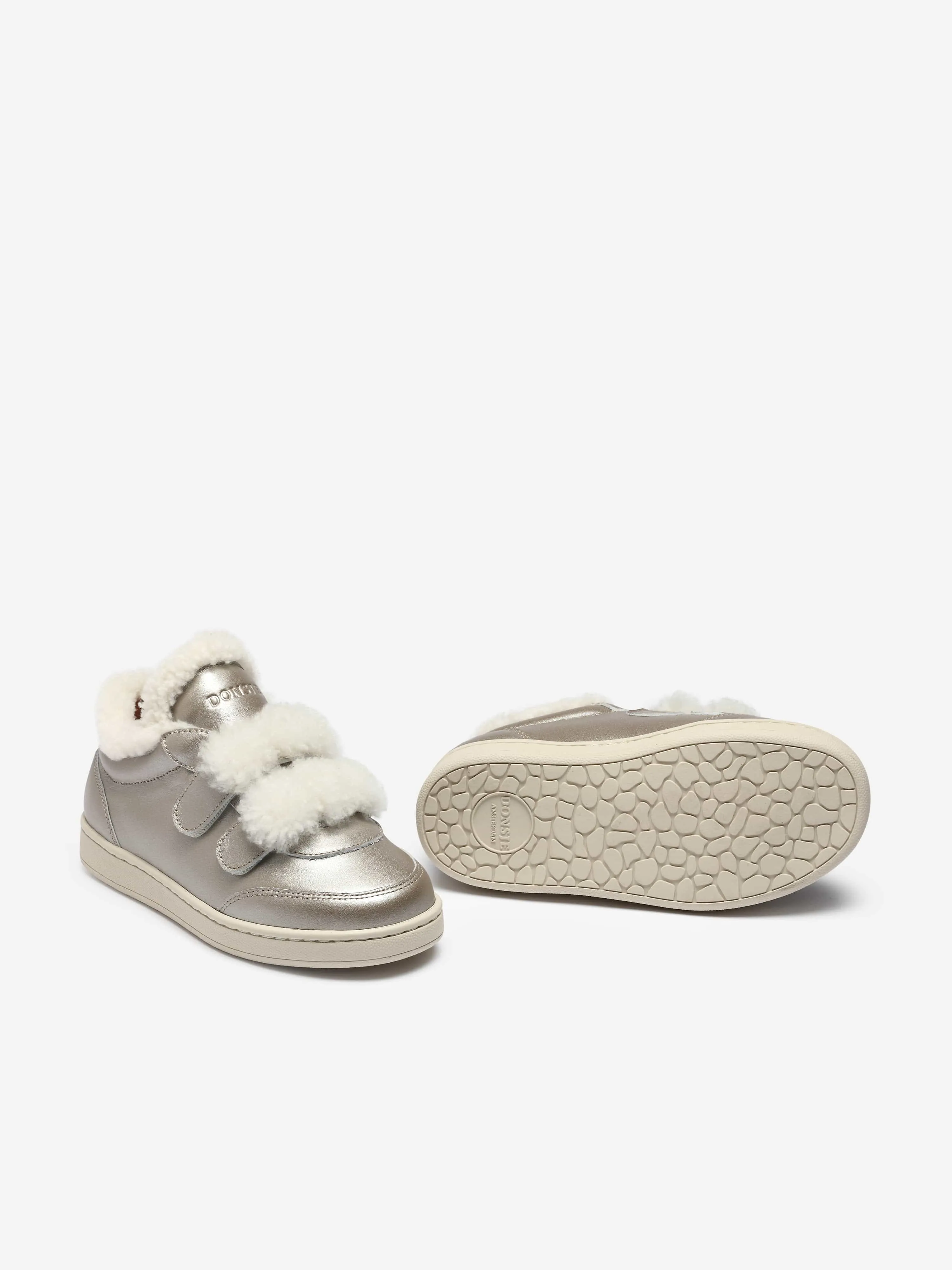 Donsje Mädchen Hanzell Turnschuhe in Silber