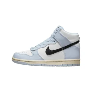 Nike Dunk Hi GS Aluminium Weiß Schwarz