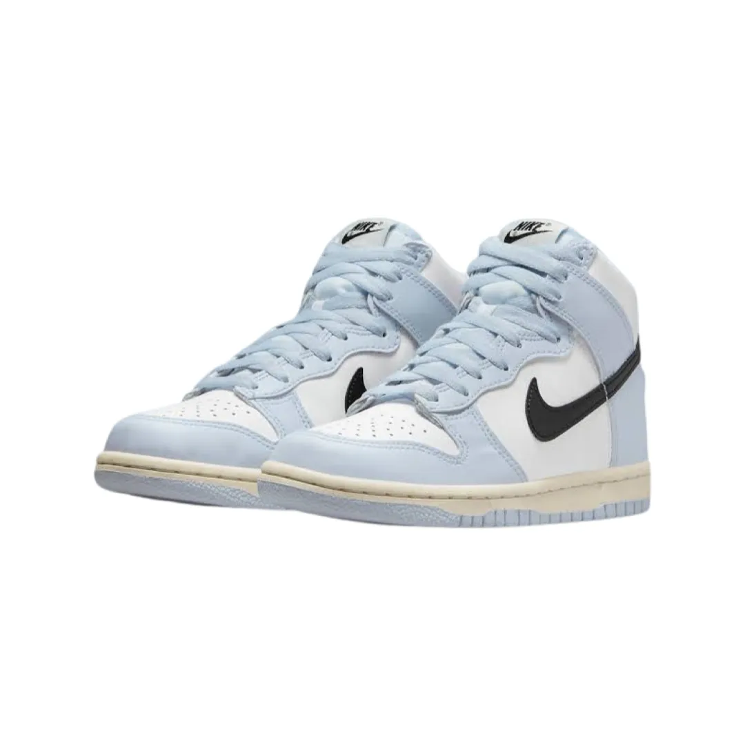 Nike Dunk Hi GS Aluminium Weiß Schwarz