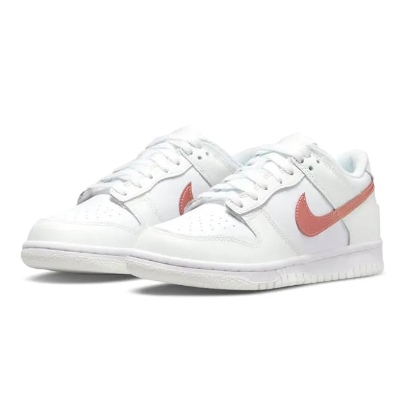 Nike Dunk Low GS Weiß Metallic Bronze