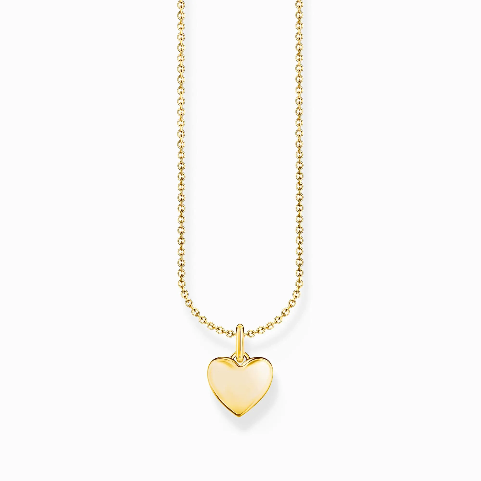 Essentials Silber Sterling Gold Herz Halskette KE2234-413-39-L45V Thomas Sabo Halsketten