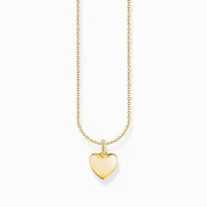 Essentials Silber Sterling Gold Herz Halskette KE2234-413-39-L45V Thomas Sabo Halsketten