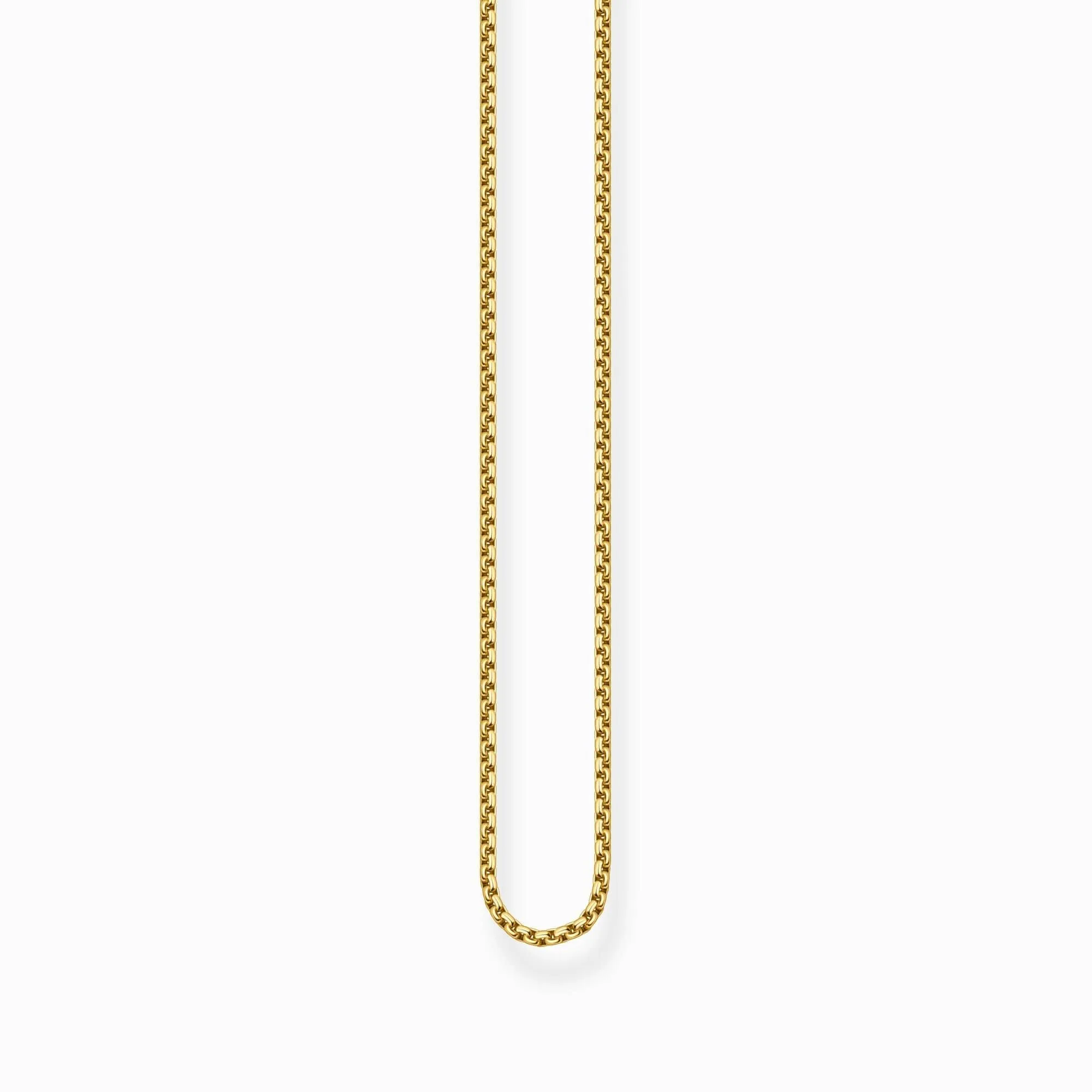 Essentials Sterling Silber vergoldete Venezianische Design Halskette KE2227-413-39-L50v Thomas Sabo Halsketten