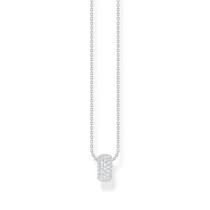 Essentials Sterling Silber Funkelndes Weiß Pavé Ring Halskette KE2278-051-14 Thomas Sabo Halsketten