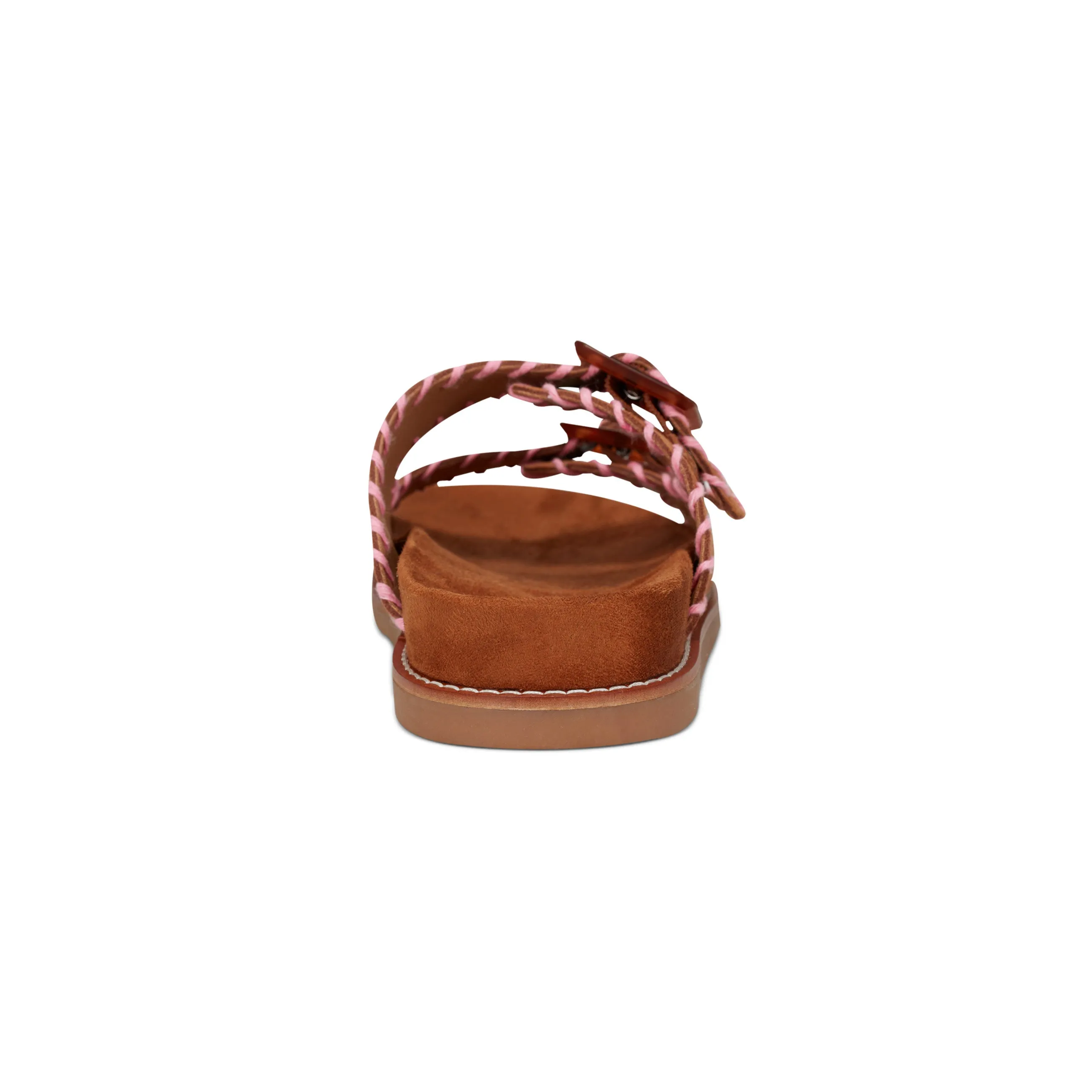 Fausto Rundspitze Freizeit Flache Riemchensandalen