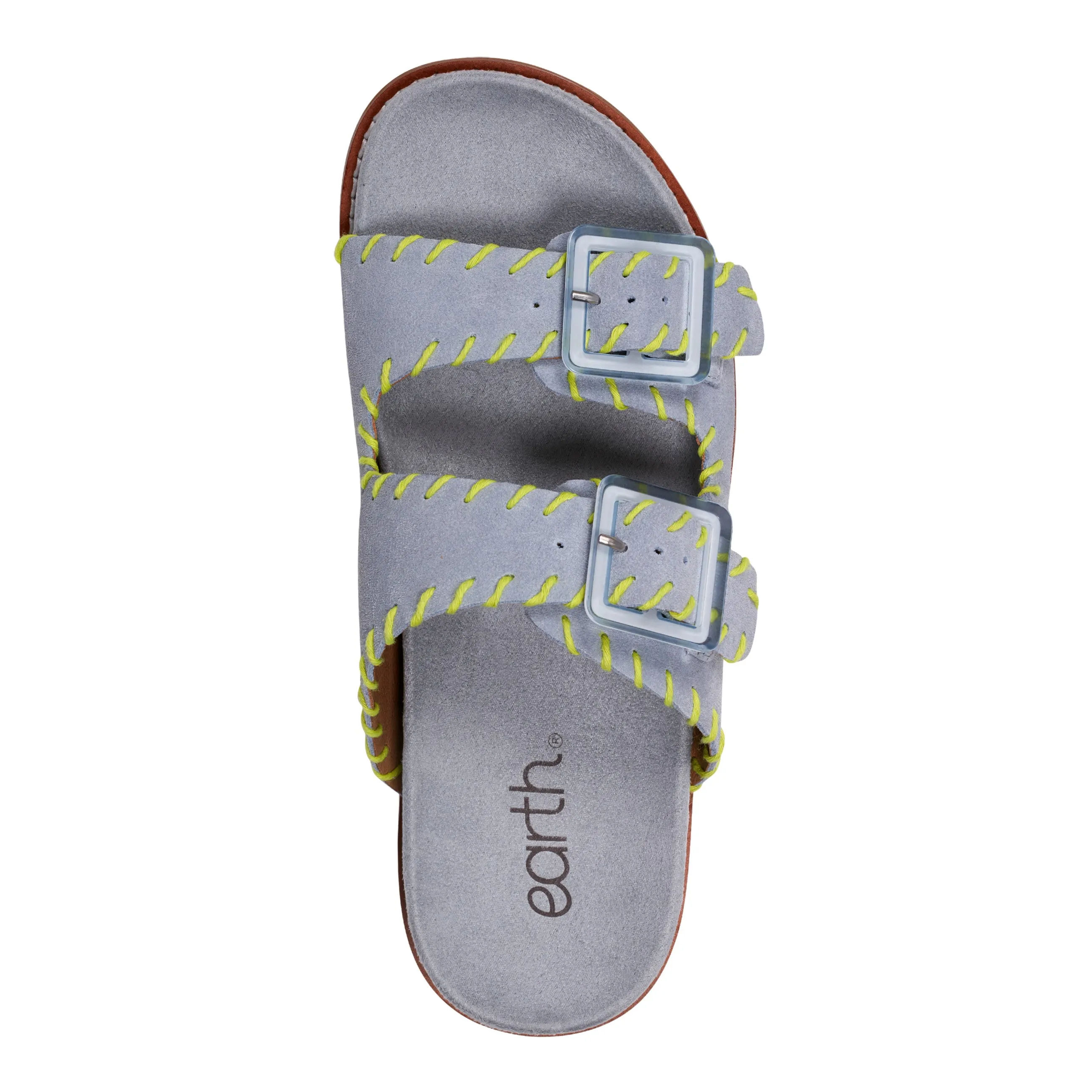Fausto Rundspitze Freizeit Flache Riemchensandalen